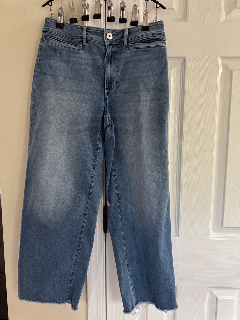 J. Jill High Rise Wide Leg Ankle Jeans Women’s Size 6 Medium Wash
